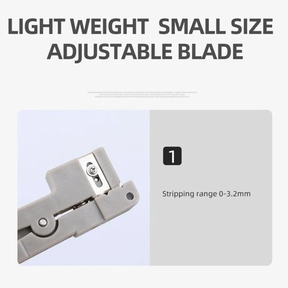 1pc 45-162/163/165 Coaxial Cable Stripper Fiber Optic Stripper Transverse Tube Stripper Fiber Bundle Tube Stripper Accessory