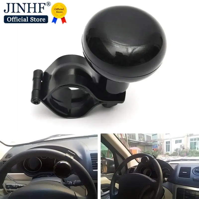 Vendita Calda 1 Pz Nero Universale Volante Spinner Heavy Duty Car Truck Maniglia Manopola Di Potenza Accessori Durevoli