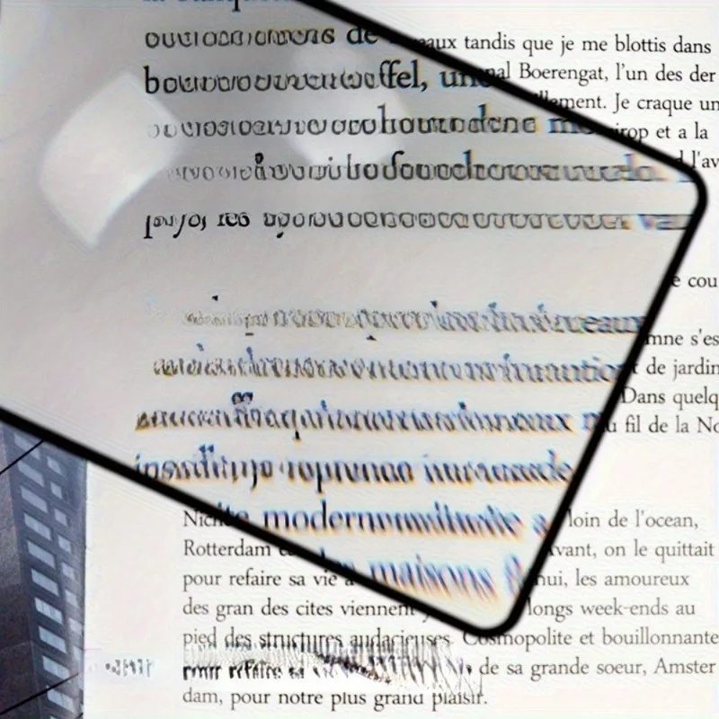 Bookmark Reader  Portable Transparent Page Magnifier for Low Vision Adults Ideal for Reading Books Magazines Newspapers and Maps