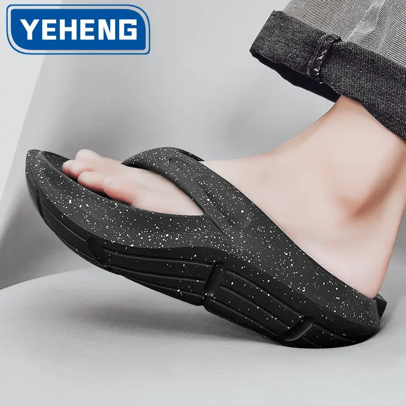 

Men's Summer New Casual Sandals High Quality Soft Bottom Comfortable Non-slip Flip-flops Outdoor Sneakers Clip Feet Beach Shoes