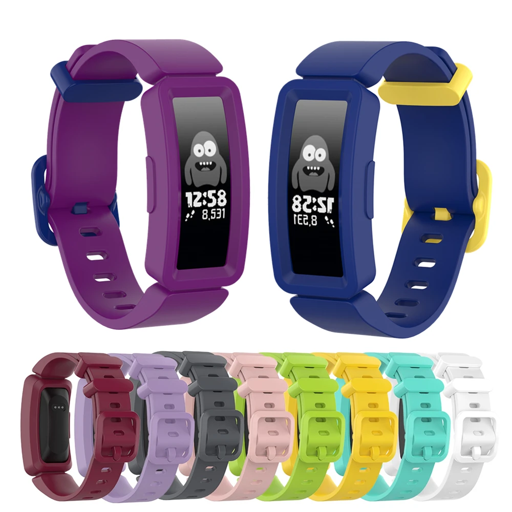 

Replacement Soft Silicone Strap For Fitbit ace 3 2 Kids Smart Watch Band Classic Bracelet Fitbit Inspire/Inspire HR Wristbands