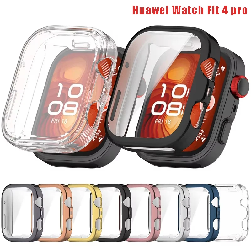 Premium Full Cover TPU Protective Case for Smartwatch - Screen Protector & Bumper Shell Accessory