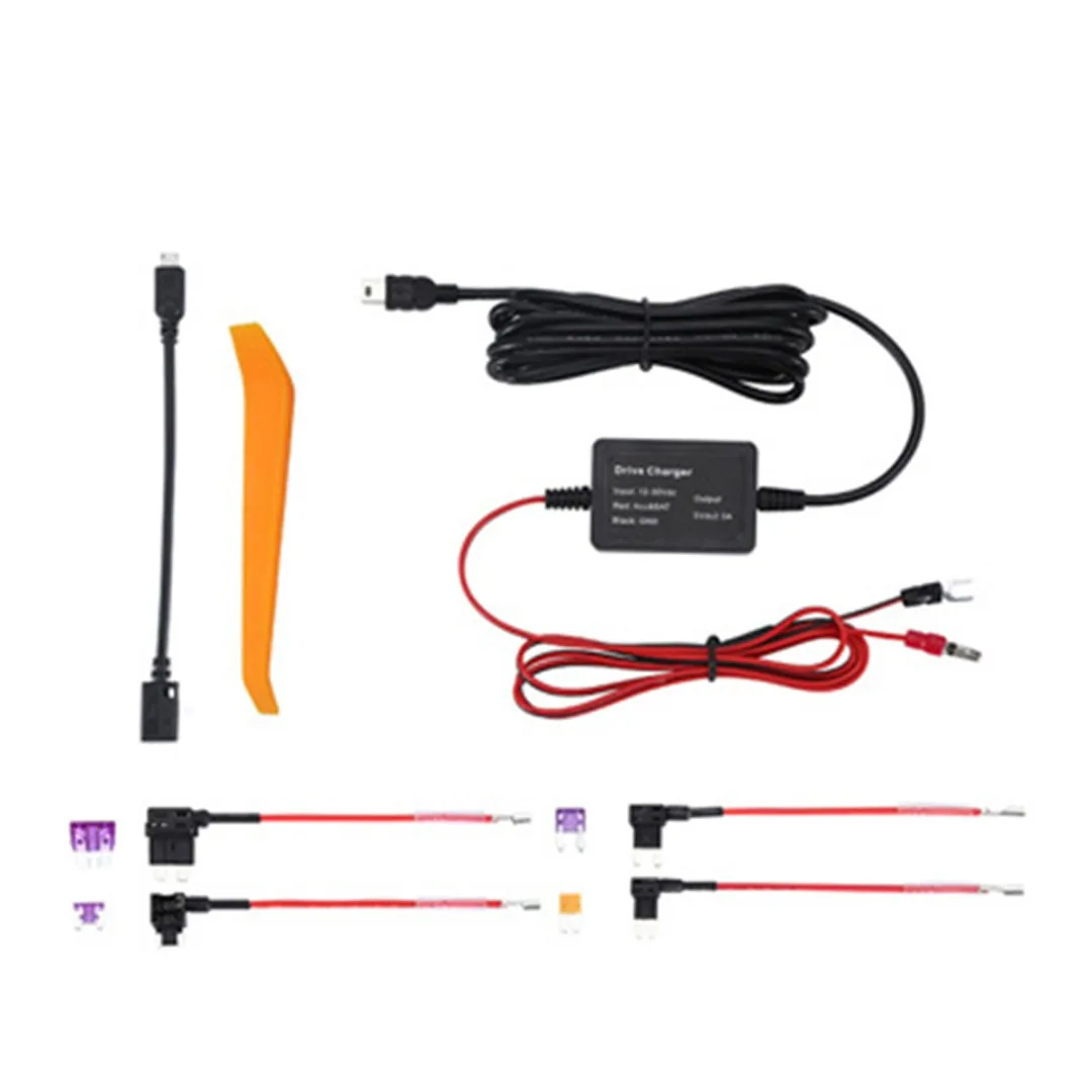 1set 3.2m Car Dash Cam Hardwire Kit Practical Fuse Holder Line