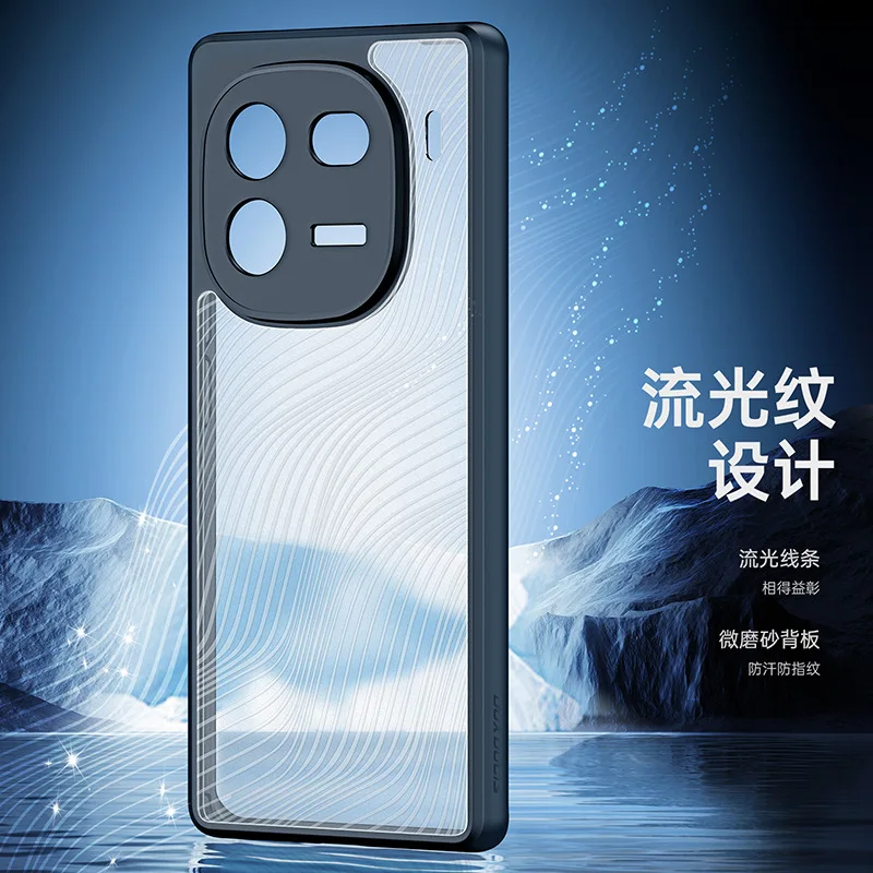Dux Ducis Military Airbag Anti-fall Case For Vivo Iqoo Iqoo12 12 Neo 8 Neo8 Pro Plus Acrylic Pc+tpu Shockproof Armor Back Cove