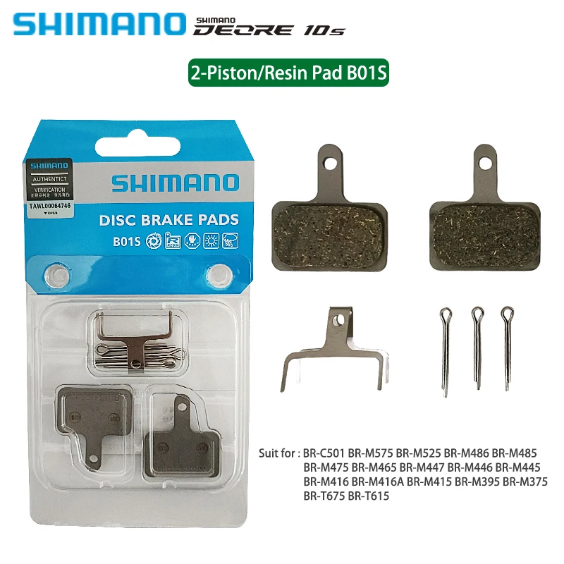 Pastillas De Freno Shimano Disco Bicicleta B01s Resina