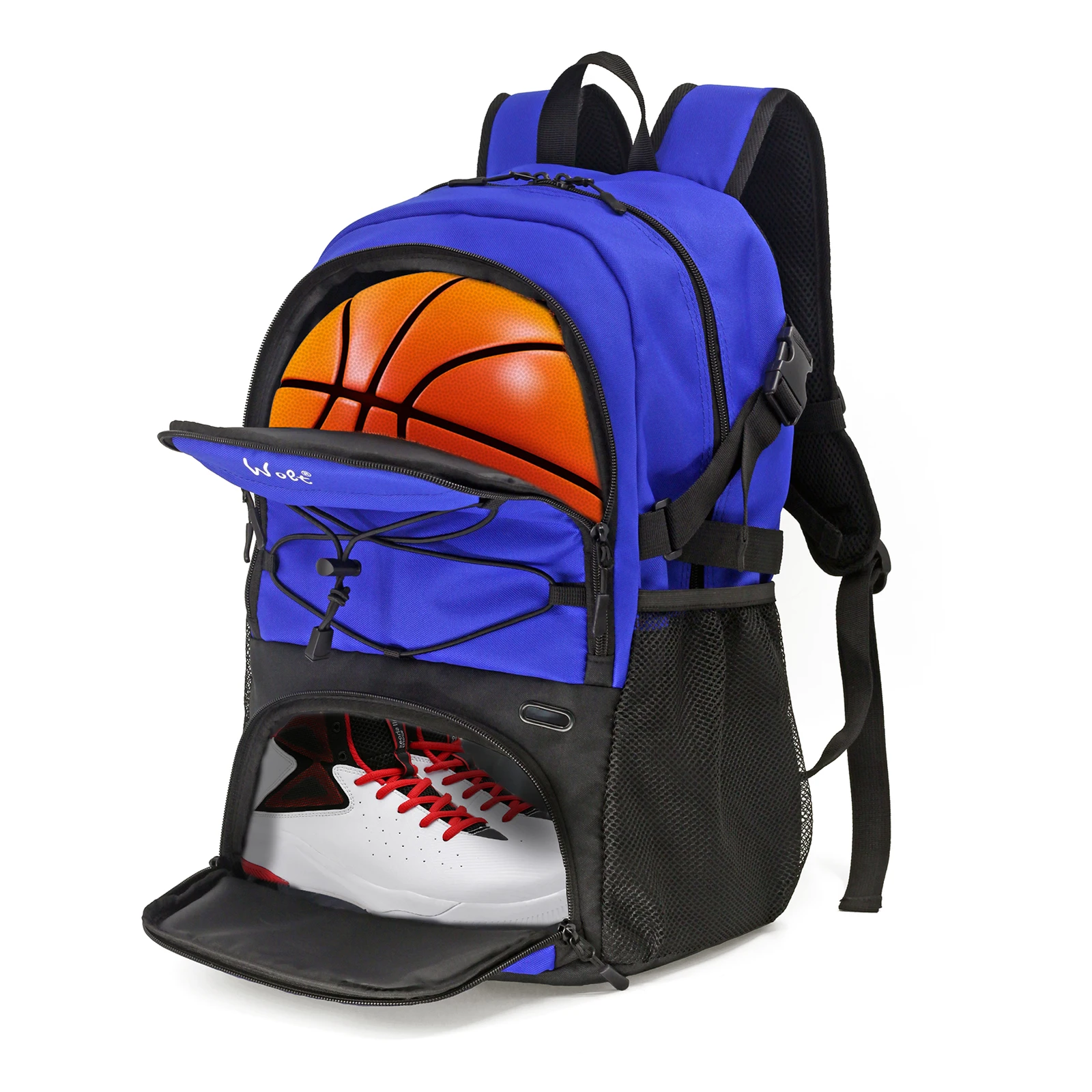 Accessoire Baseball Enfant Sac à Dos Baseball Jeunes ADUSASA - Compartiment Casque - Crochet Clôture - 40x30x15cm Sac Transport Batte