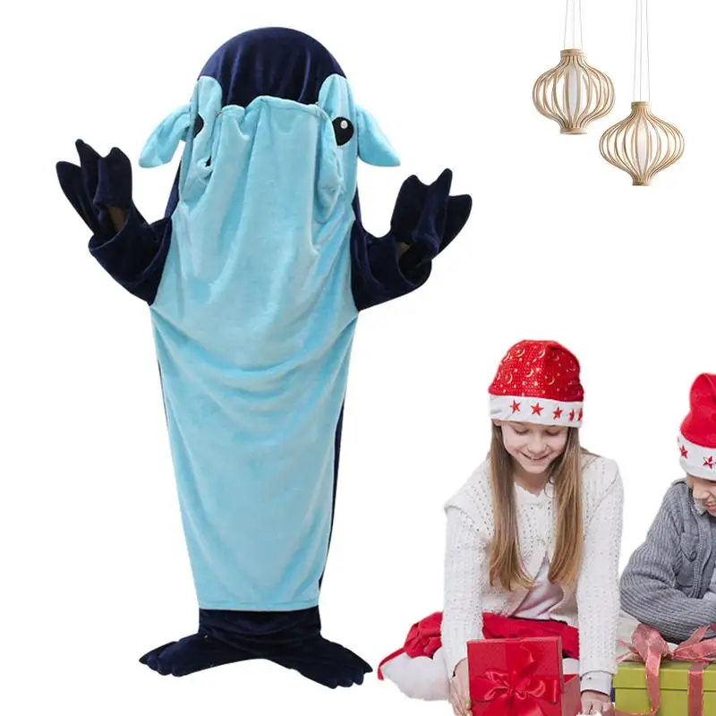 

Star beast sleeping bag Cartoon Shark Sleeping Bag Cute interstellar beast sleeping bag home flannel jacket warm blanket