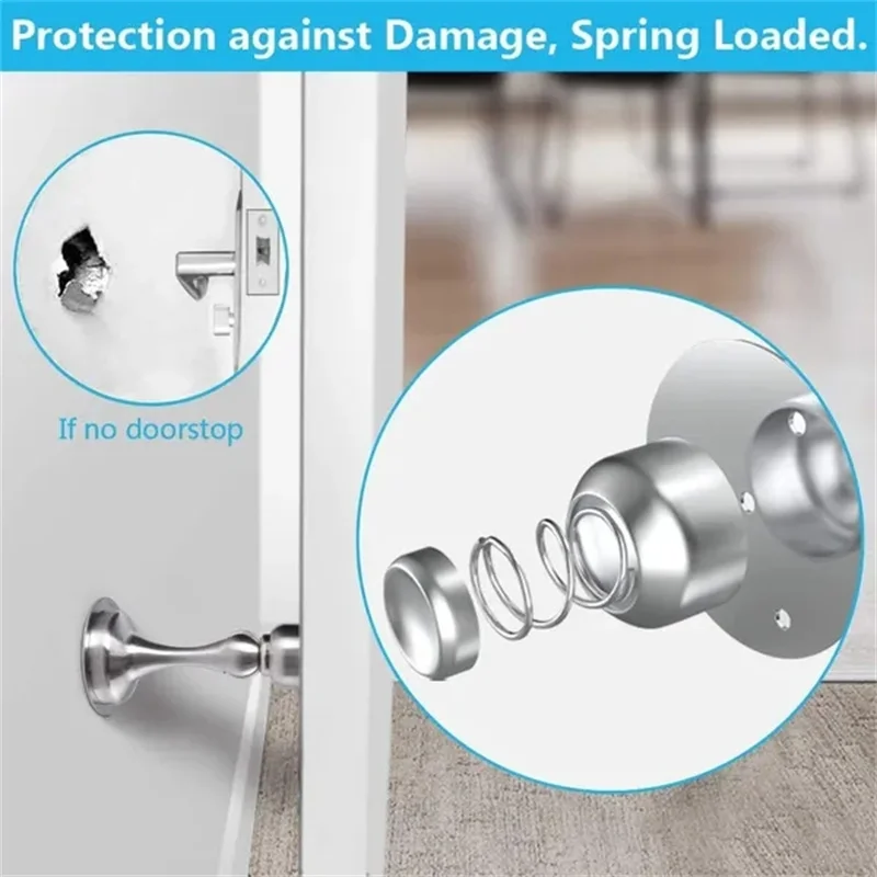 Magnetic Door Stopper Stainless Steel Indoor