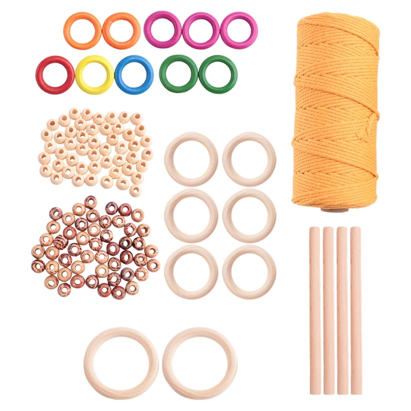 A81M New Macrame Plant Hanger Kits For Beginners Crafts Kits For Adults Art Supplies & Materials 3Mm Macrame Cord Hanging