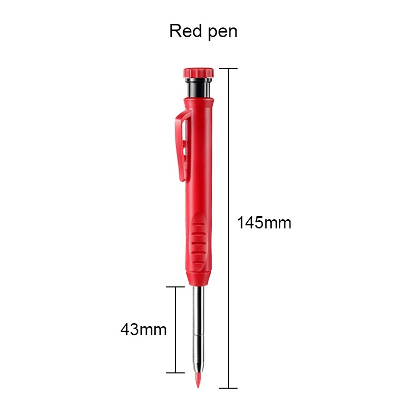 21mm wrench Solid Carpenter Pencil and Built-in Sharpener with Refill Leads for Deep Hole Mechanical Pencil Marker Marking Woodworking Tools drill driver set Tool Sets