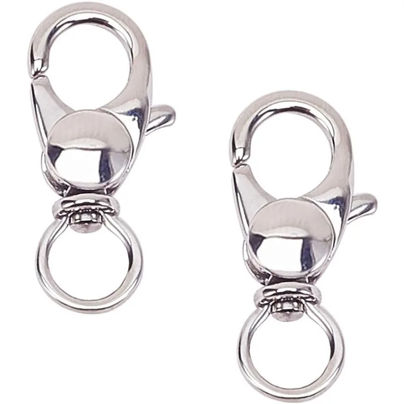 Lot De 2 Fermoirs à Griffe De Homard Pivotants – Isslly – 2 Tailles – Or
