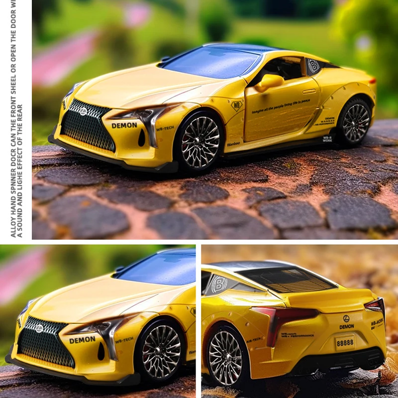 1:32 LEXUS LC500 Alloy Sport Car Diecast Metal Model Simulation