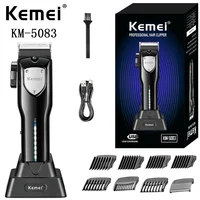 KM-5083 Professional Hair Beard Trimmer Grooming Kit Barber Haircut Shaving Electric Razor Shaver for Men 1
