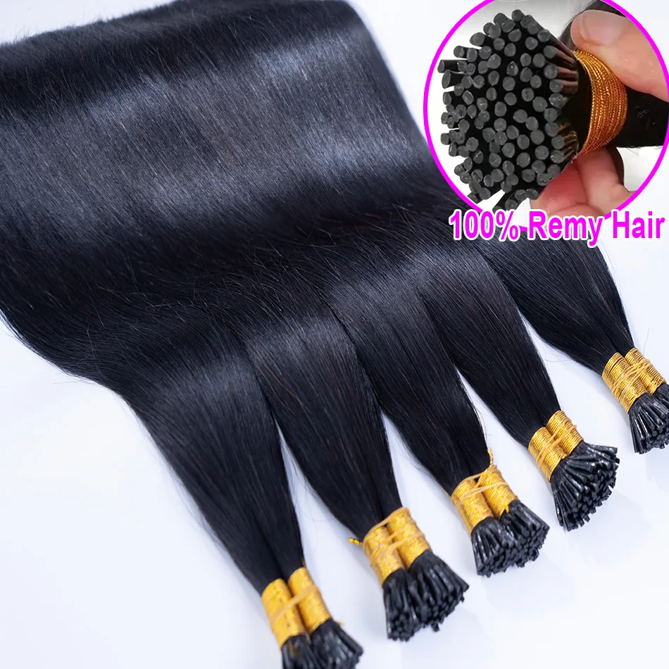 16A High Density Bulk Hair Real Virgin Straight Human Hair Bulk Extension Bundles I Tip V Tip Falt Nano Ring Braiding human hair extensions human hair for braiding