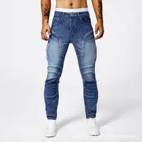 2025 Nouveaux pantalons de loisirs moto jeans pantalons d'équitation tout-terrain motocross pantalons d'équitation conception de fermeture éclair plusieurs poches 2