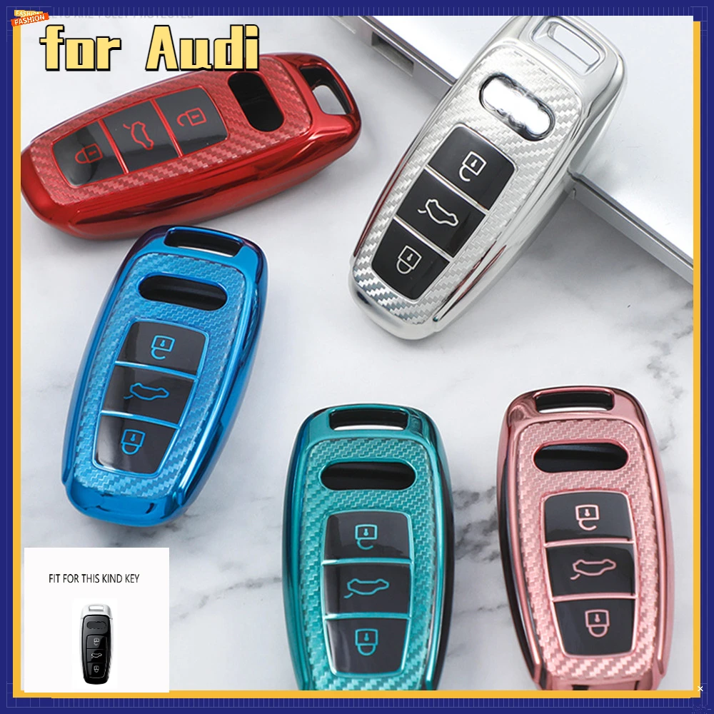 AutoTecknic Dry Carbon Remote Key Case - Audi A6 e-tron | Q4 e-tron | Q6L e-tron 2025-Up