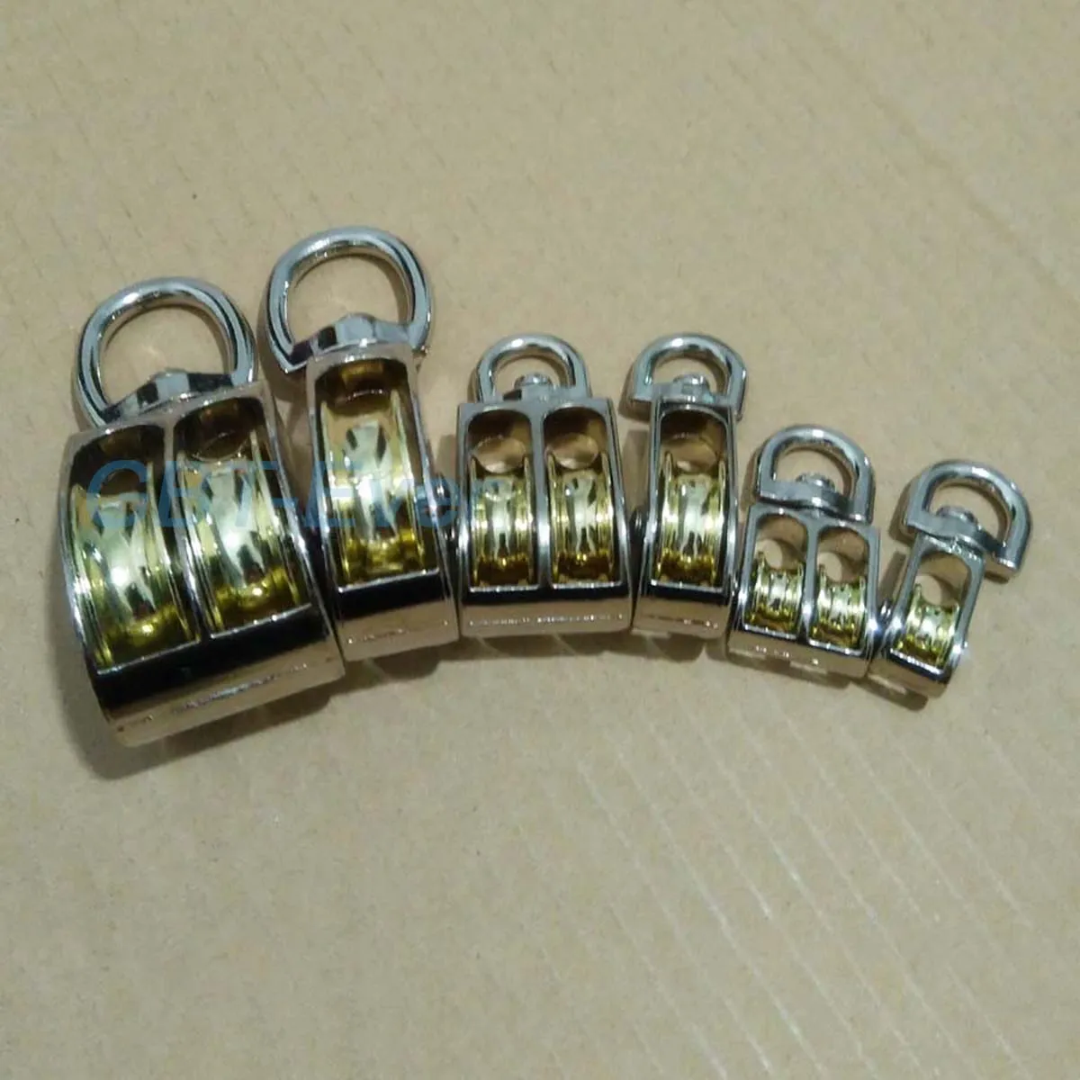 36/43/52/58/75/86mm Lifting Rope Roller Pulley Wheel Climbing Mini Pulleys Metal Sheave Zinc Alloy Katrol Wiel 1Pcs