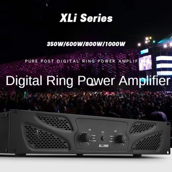 XLi 시리즈 2x1000w 전문 파워 앰프 오디오 DJ 장비 라인 어레이 스피커용 서브우퍼 앰프 사운드 시스템 스테이지 성능용 프리앰프 홈 KTV