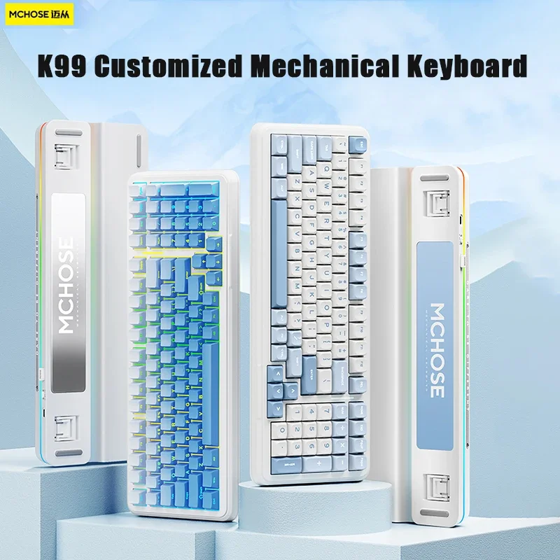 

MCHOSE Maicong K99 Customized Mechanical Keyboard Gasket Structure Wireless Bluetooth Three Mode Esports Game
