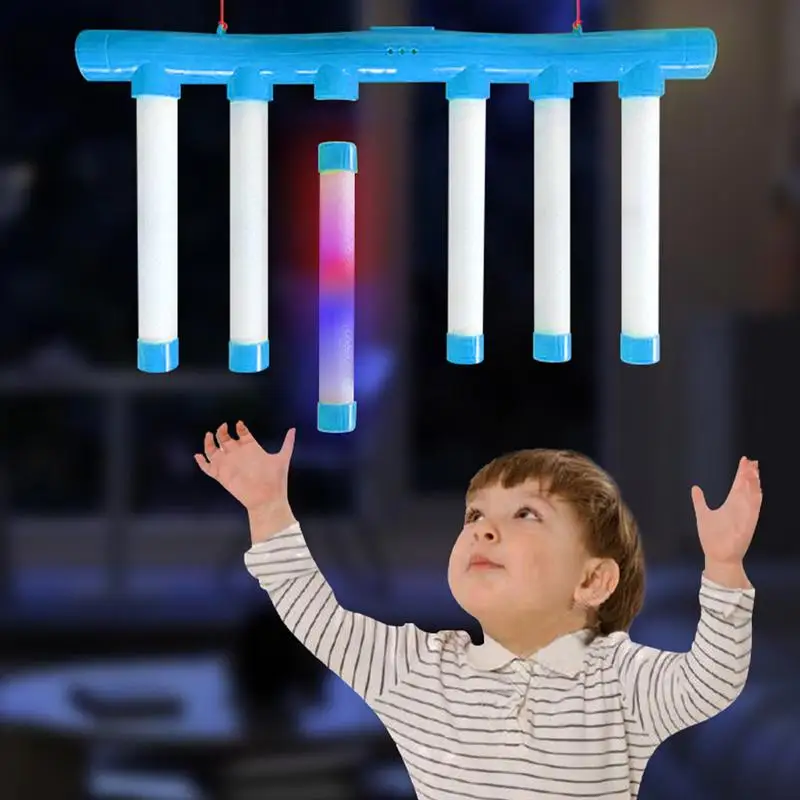 Reflex Challenge Game Glowing In The Dark Falling Sticks Catch Game 3 Adjustable Levels Hand Speed Challenge With Music