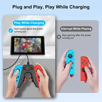 GAMINJA For Nintendo Switch Joy Con Controller Charger Bracket With Switch Indicator Ligh For Switch JoyCon Charging Controller - Image 3