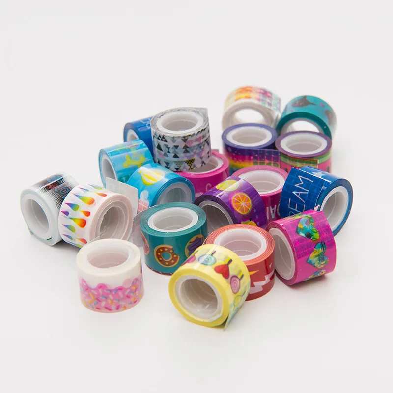 

20pcs/Pack Mini Colorful Washi Tape Adhesive Decorative Masking Tape for DIY Crafts, Kids Gift Wrap,Journal Scrapbooking Sticker
