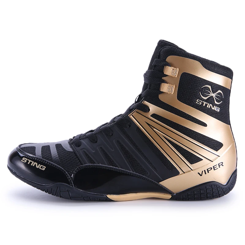 Professional Luxury Boxing Lightweight Sneakers Non-Slip Training Competition Boxing Shoes Gold 38-46 - AliExpress