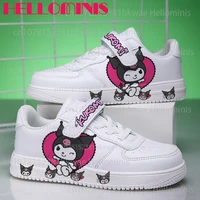kuromi Shoes girls sneakers for children Student Casual basketball shoes Kids Sneakers Running Fashion Sports pink Shoes