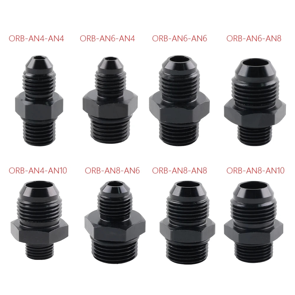 Conector Recto AN6 A AN10 Negro, Marca EFI Solutions, Nuevo, Ajuste Universal