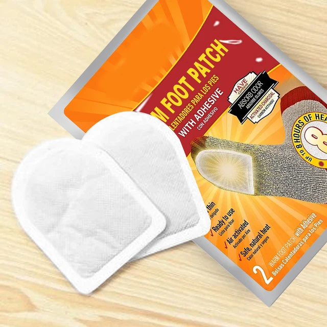 Hordozható Meleg Láb Tapasz Önmelegítő Talppaszta Többcélú Test Melegebb Folt Téli Gázok - Image 2