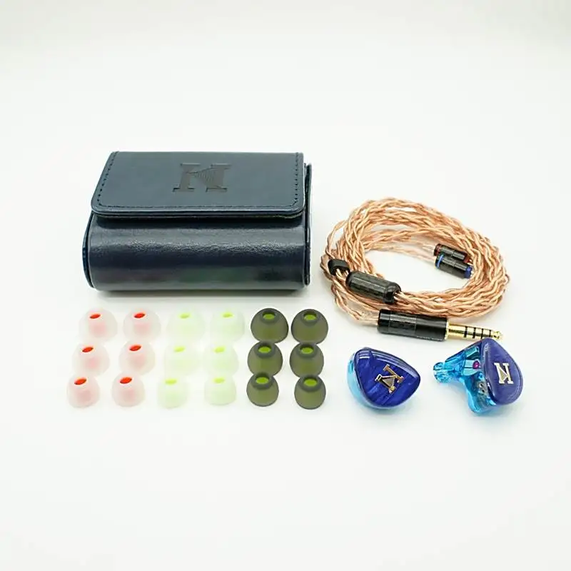 ISN Audio H60 4BA + 2DD Hybrid HiFi In-ear Monitors 6 Drivers 2Pin 0.78mm Detachable Audiophile Inner Earbud Wired Earphone IEMs