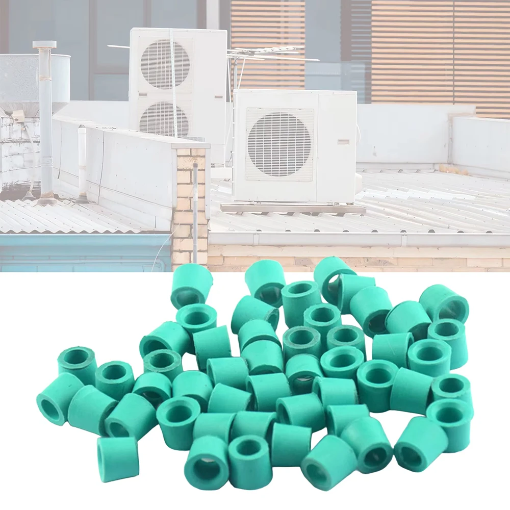 10/200pcs Air Conditioning Charging Hose Valve Gasket Car Manifold Repair Sealing Kit Replacement Rubber Gasket Pad Seal Ring 4