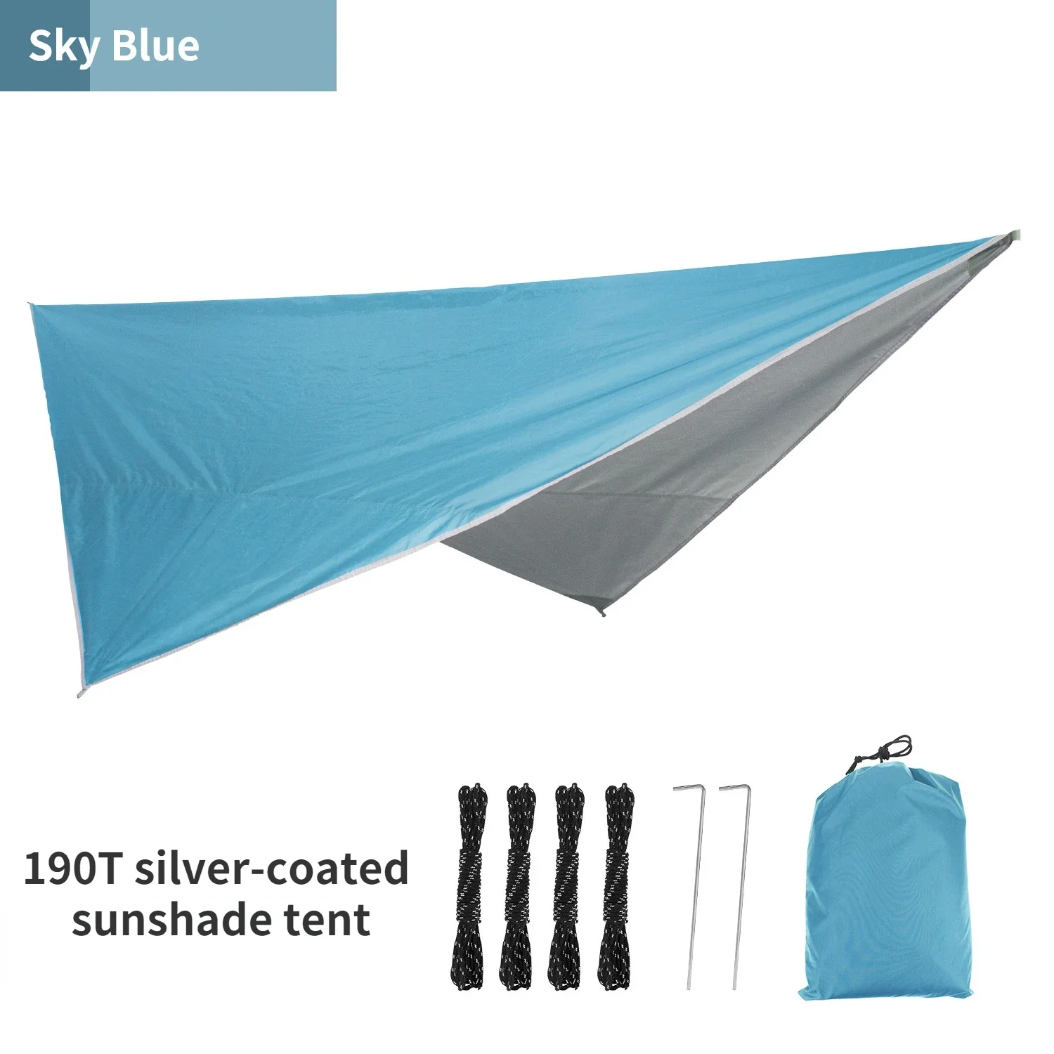 190T Rhombus Waterproof Tarp Tent Shade Outdoor Camping Hammock Rain Fly UV Garden Awning Canopy Sunshade Ultralight 340x260cm waterproof tarpaulin,tarpaulin rain cover,waterproof tarp,ultralight tarp