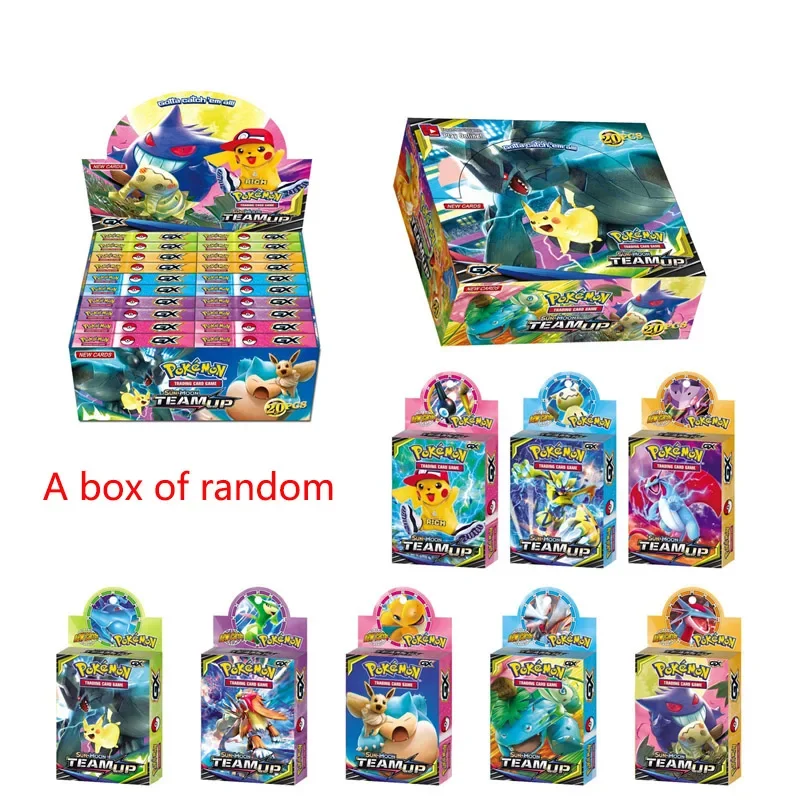 33 Pz/Set Carte Pokemon Gx Ex Mega Collezione Di Carte Collezionabili Gioco Bambini Casa Pikachu Gioco Di Carte Battaglia Giocattoli Inviati A Caso Re