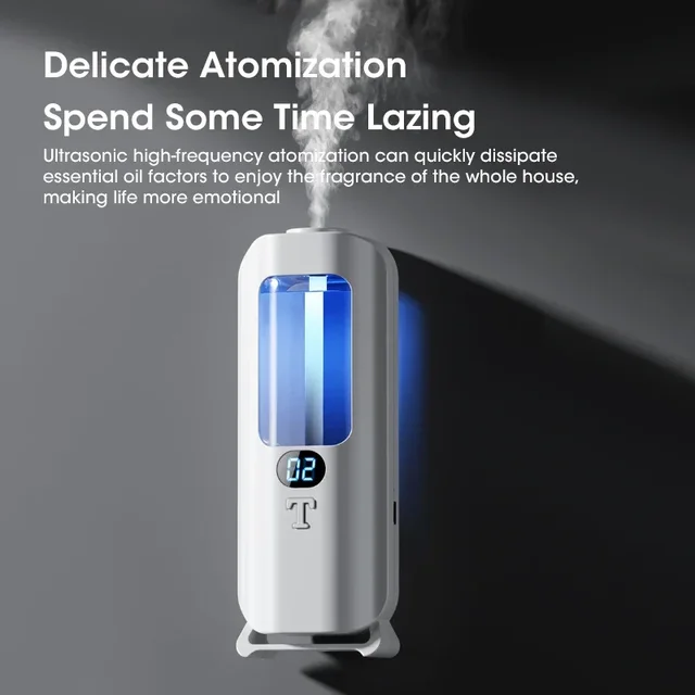 Rechargeable Aromatic Diffuser 5 Modes Essential Oil Diffuser Machine Homemade Perfume Diffuser for Home Car Room Fragrance 6