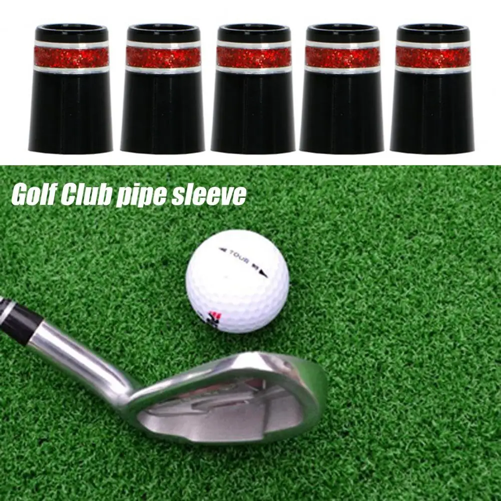 

10Pcs Convenient Plastic Golf Ferrule Tear Resistant Golf Ferrule Solid Good Toughness Golf Club Ferrule Anti Corrosion