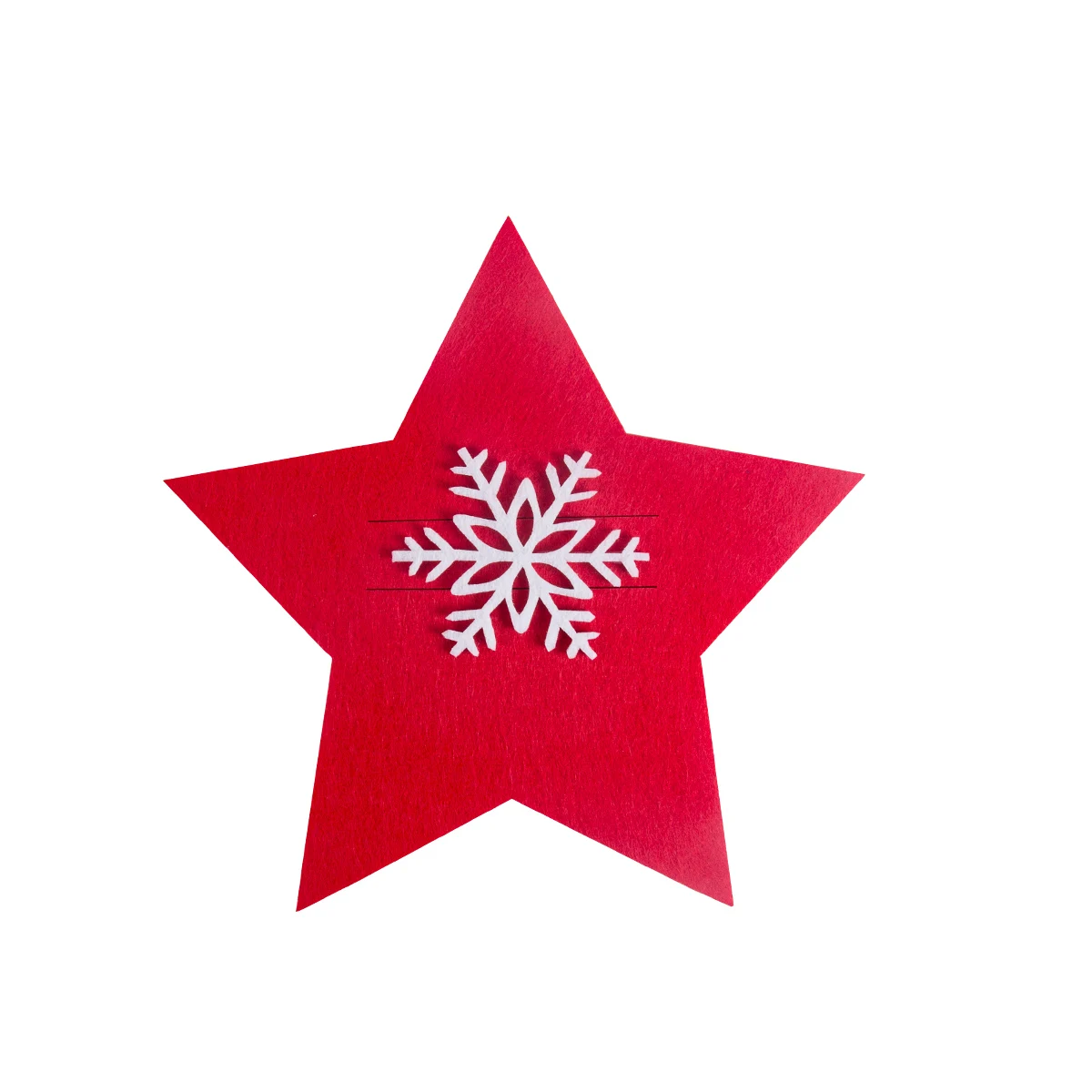 COCHIE 12 Portaposate Natalizi In Feltro A Forma Di Albero – Grigi, 18,5x21 Cm, Per Decorazione Tavola Di Natale