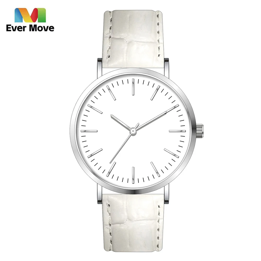 

Ever Move Fashion Women Watch vintage leather Watch Luxury Women's Casual Analog Quartz Watches For Women Free Shiping Gifts