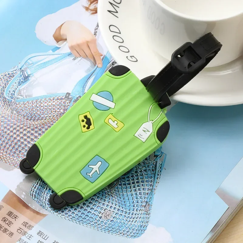 Chic Silicone Luggage Tags for Women - Stylish Travel Accessory