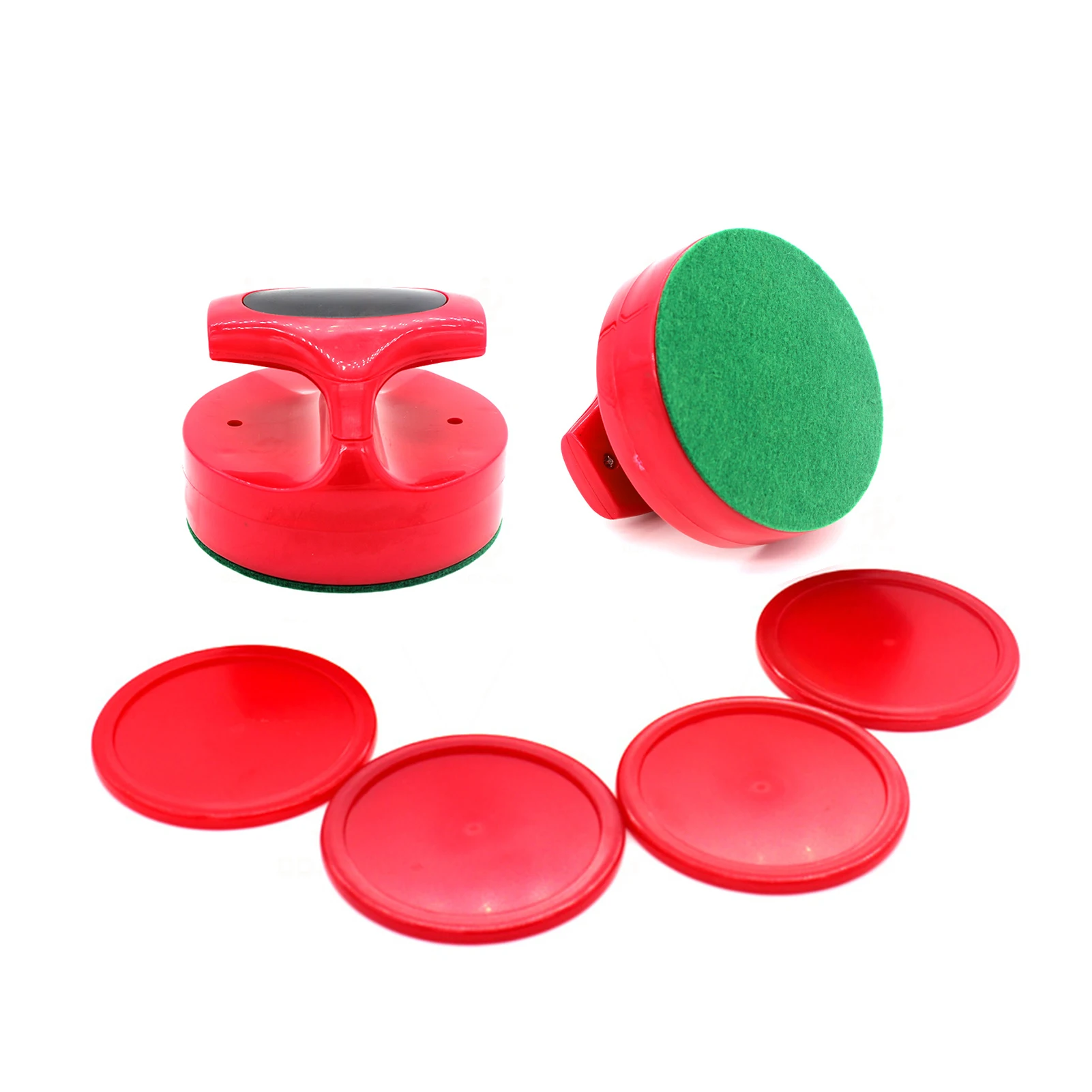 Set of 5 MonkeyJack 82mm Plastic Air Hockey Pucks for Game Tables 