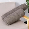 Round Removable Bed Pillows Roll Head Leg Back Lumber Support Light Travel Column Bolster Pillow Washable Cylindrical Cushion 4