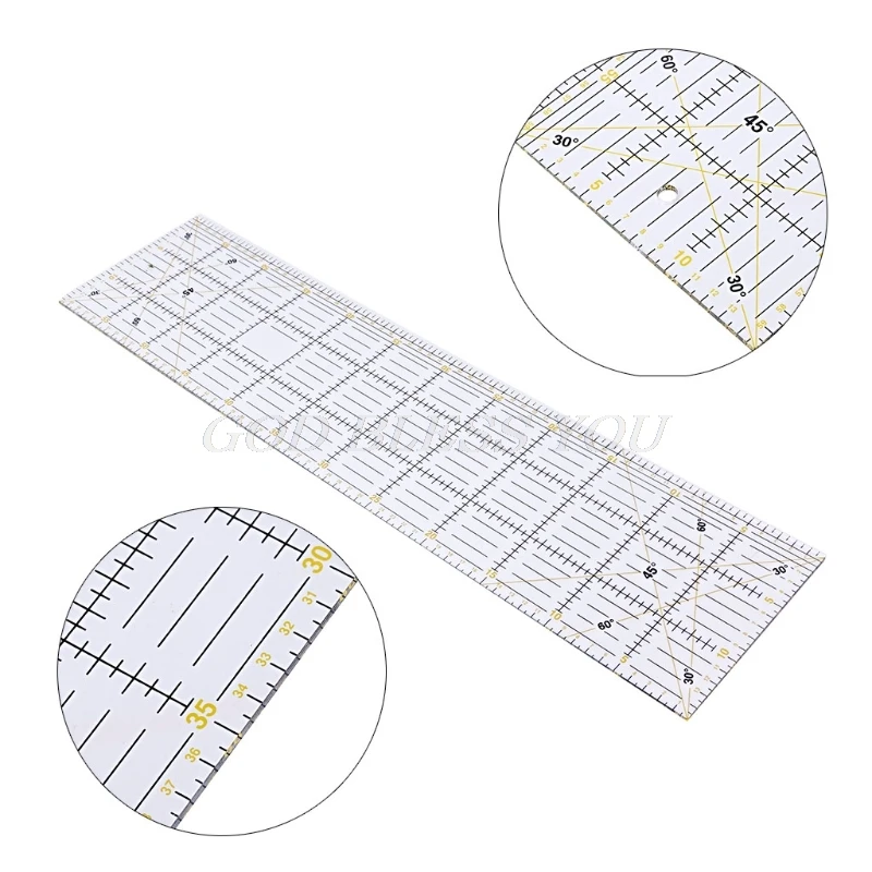 30/45/60cm Quilting Sewing Patchwork Ruler Cutting Tool