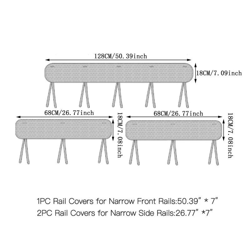 Thickened Crib Rail Cover Anti-collision Anti-bite Strip Stitching Bed Anti-collision Buffer Fence Protective Strip Soft Edge