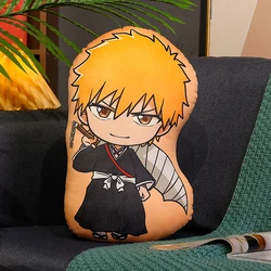 Anime BLEACH Character Cosplay Plush Doll Toy - Soft Stuffed Pillow Gift (45cm) - 45cm (Kurosaki Ichigo)