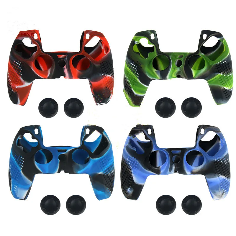 Bevitac Joystick Skin Per Sony Ps5 Playstation 5 Case Play Station Ps 5 Dualshock 5 Controller Console Controle Joypad Cover