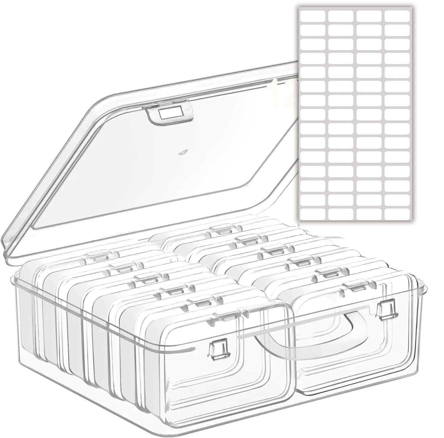 Storage Box 4/10/12/26 Slots For Diamond Painting Nail Art Jewelry