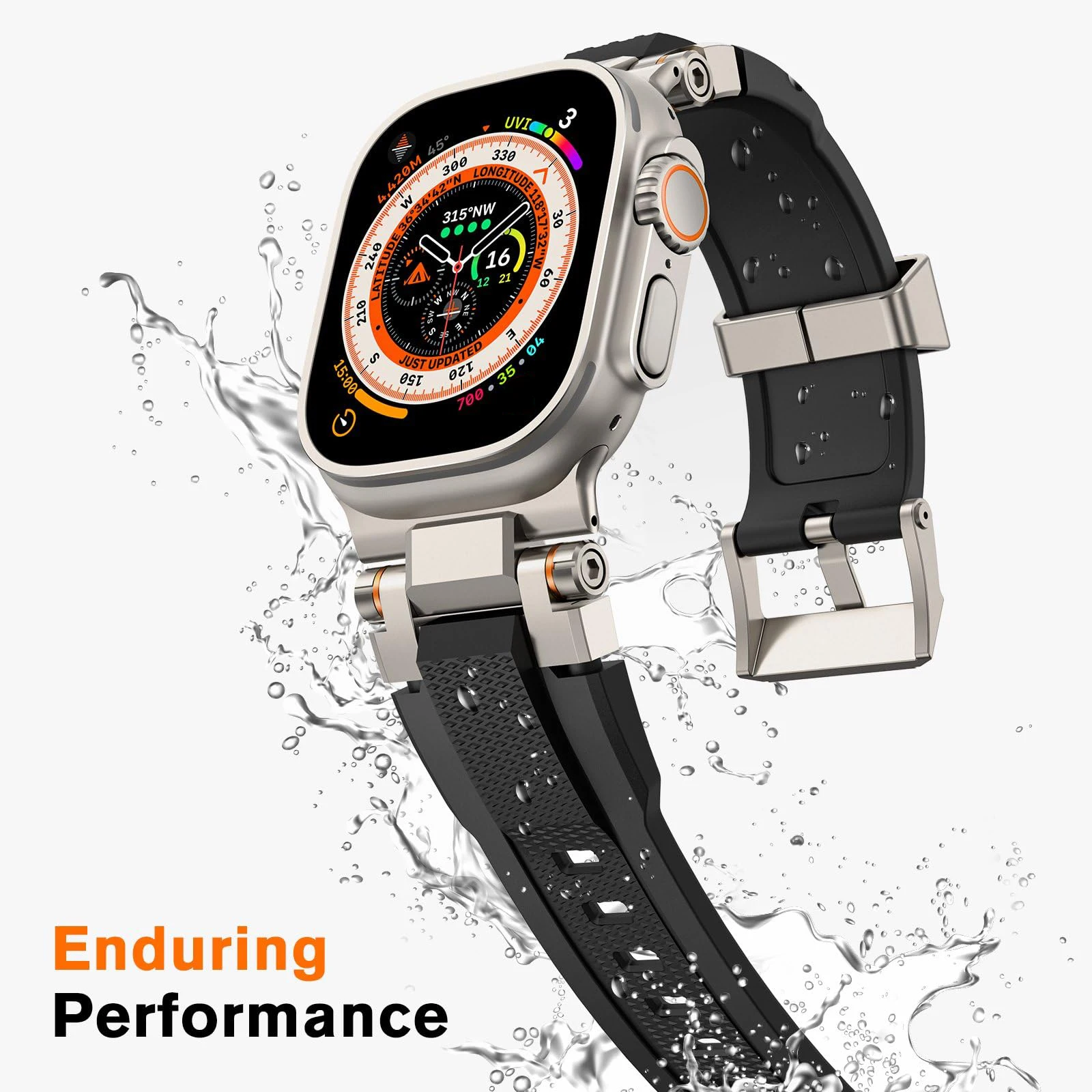 Men's Premium Silicone Sport Strap