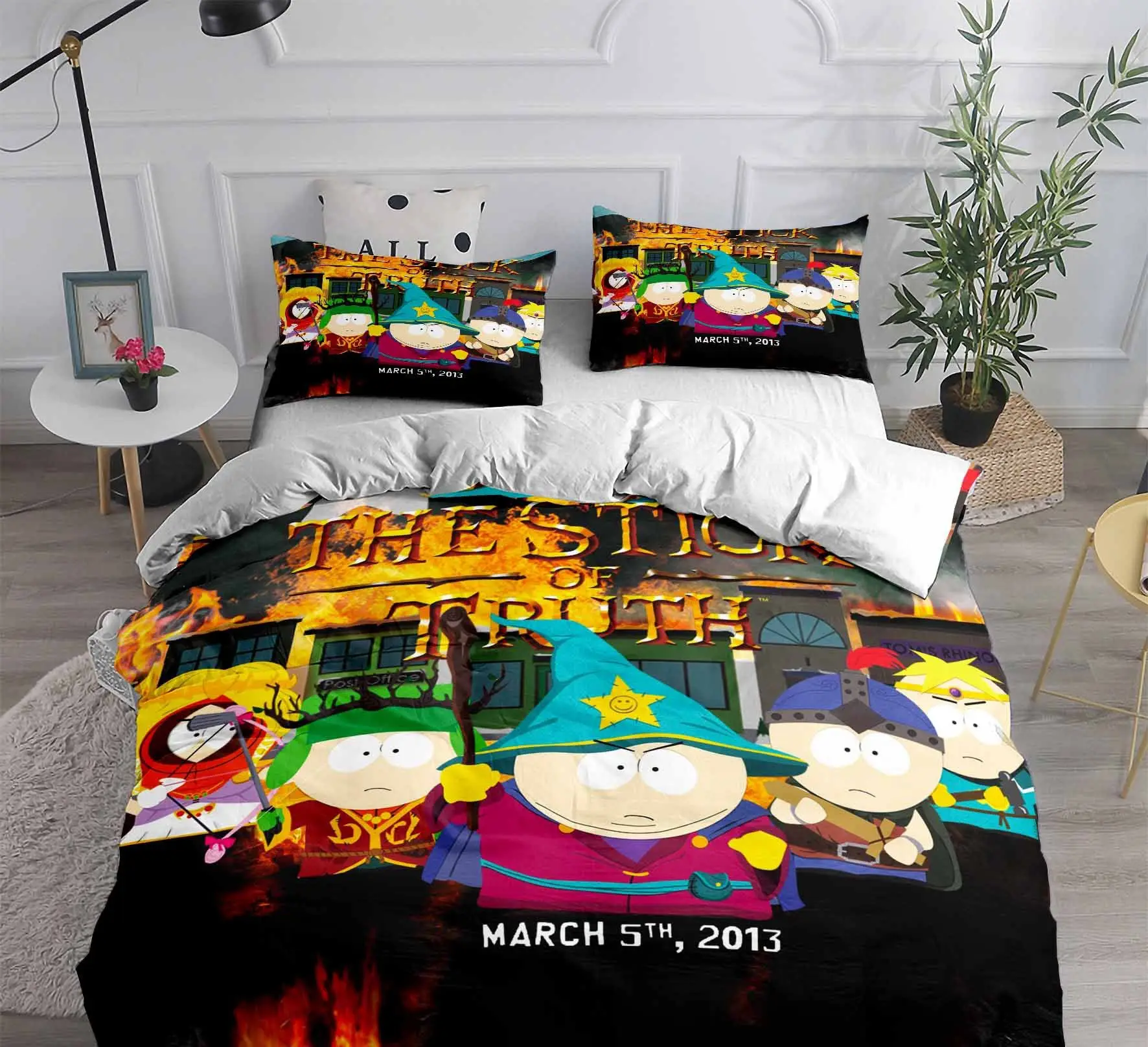 Bedding Sets South Cartoon Park Australia /Europe/USA Full Queen King Size Quilt Duvet Cover Pillow Case 2-3 Pieces Sets
