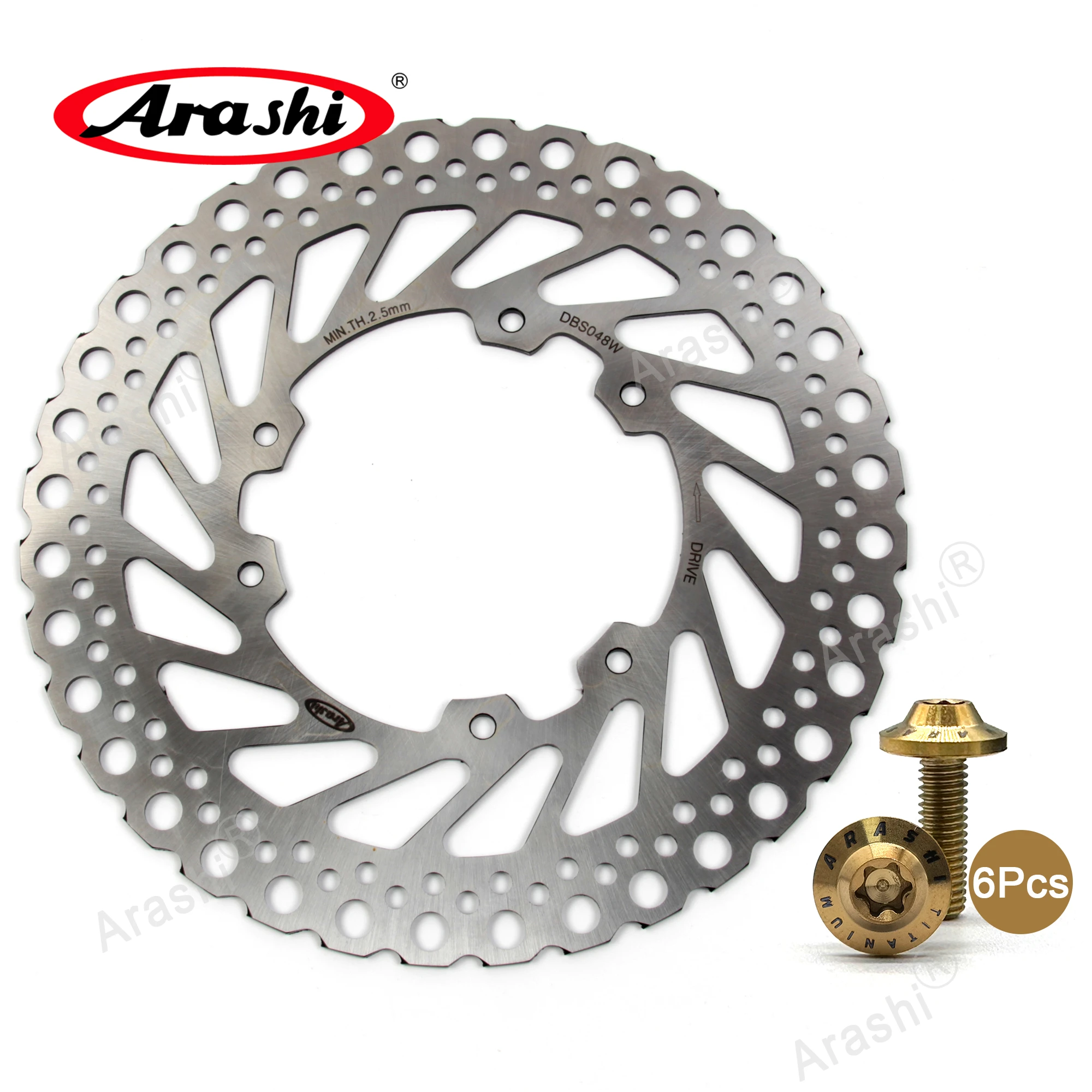 

ARASHI CR E CRE 250 CNC Front Brake Disc Disk Rotor For HONDA 1995-2008 1996 1997 1998 1999 2000 2001 2002 2003 2004 2005 2006