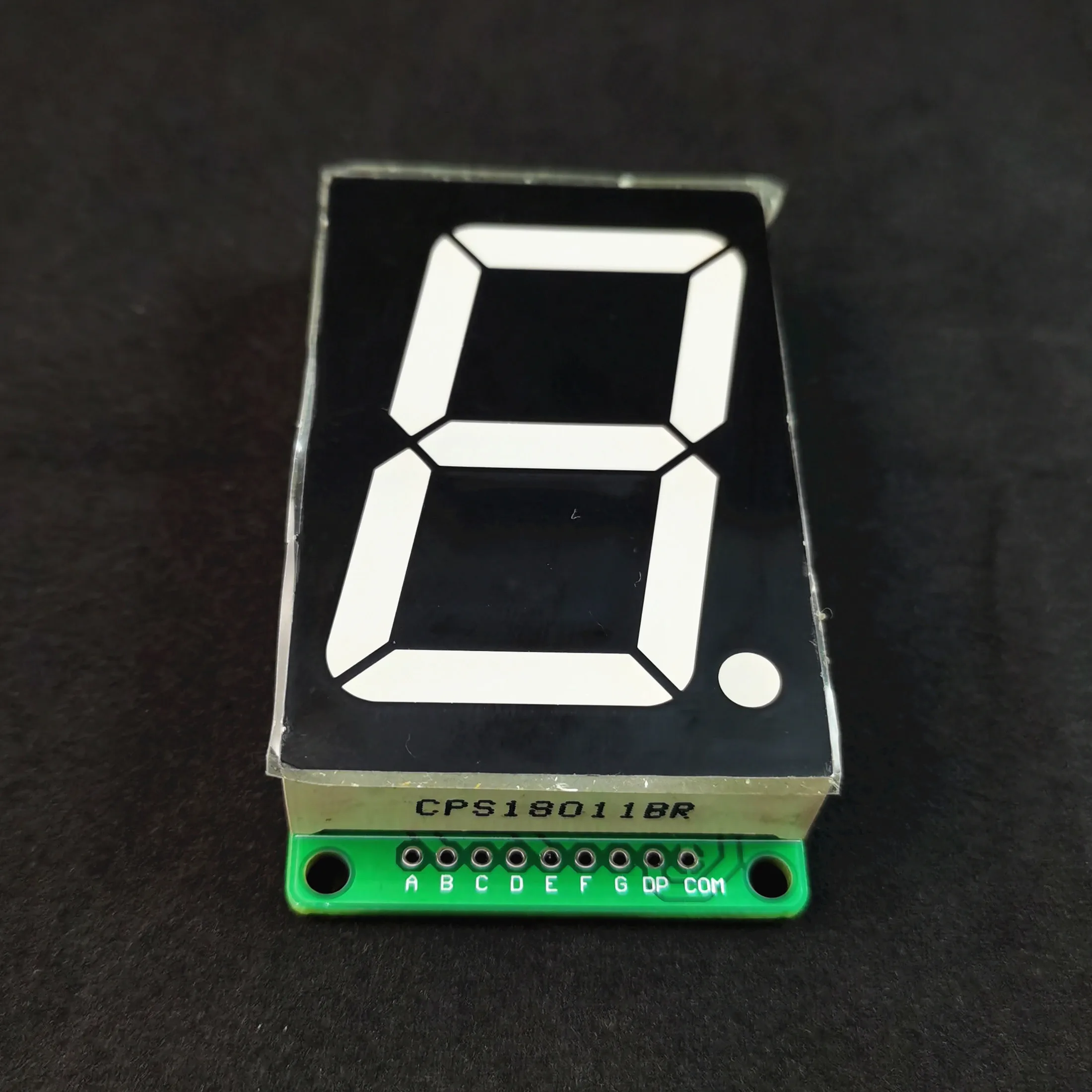 Segmented Display 5 PCS 1.8 Inch Blue LED 7 Segment Display – 1 Digit ...